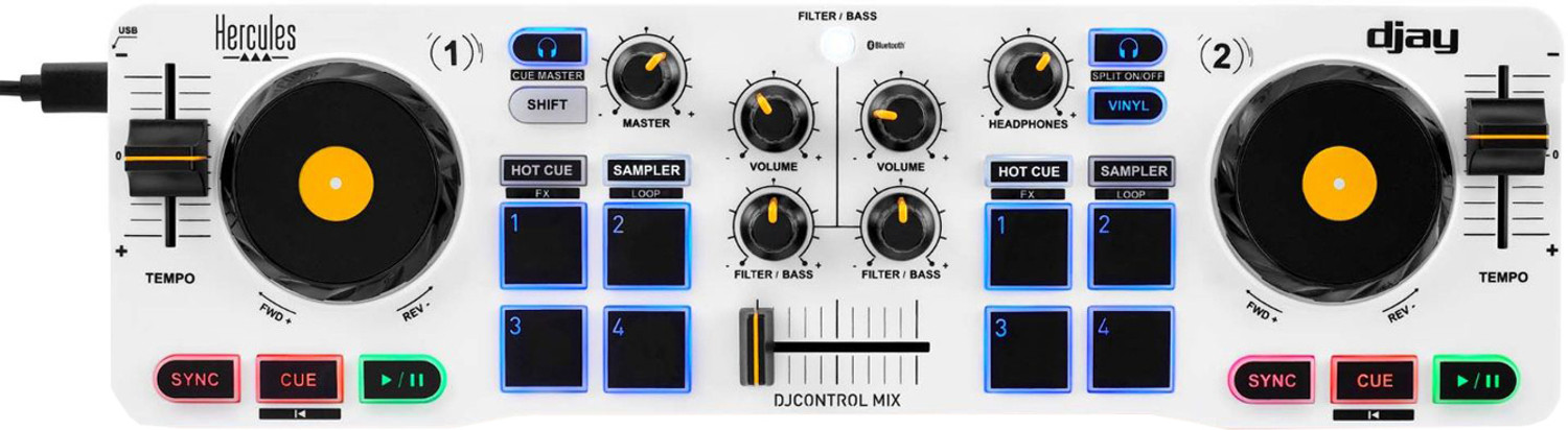 Image of HERCULES DJCONTROL MIX WORLDWIDE Wired DJ Controller