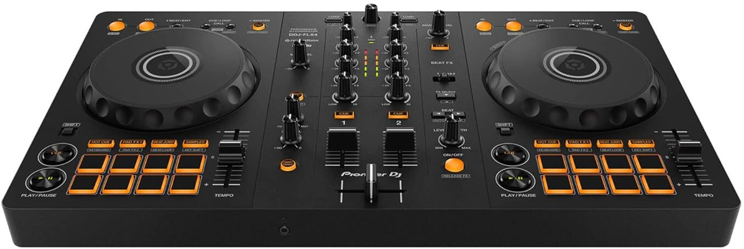 Image of Pioneer DDJ-FLX4 Black Two Channel Wired DJ Controller