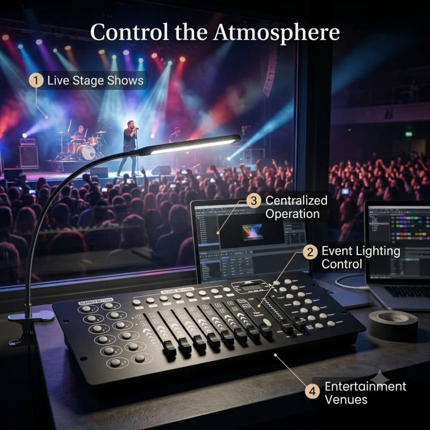 DRUMSTONE Professional Stage Light Control Panel - Image 3