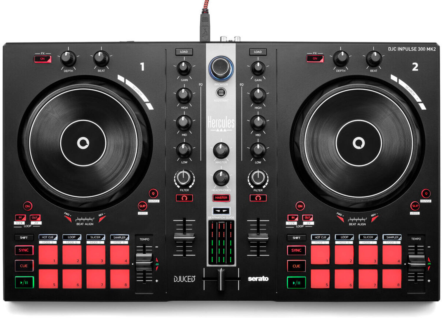 Image of HERCULES DJ Inpulse 300 Wired DJ Controller