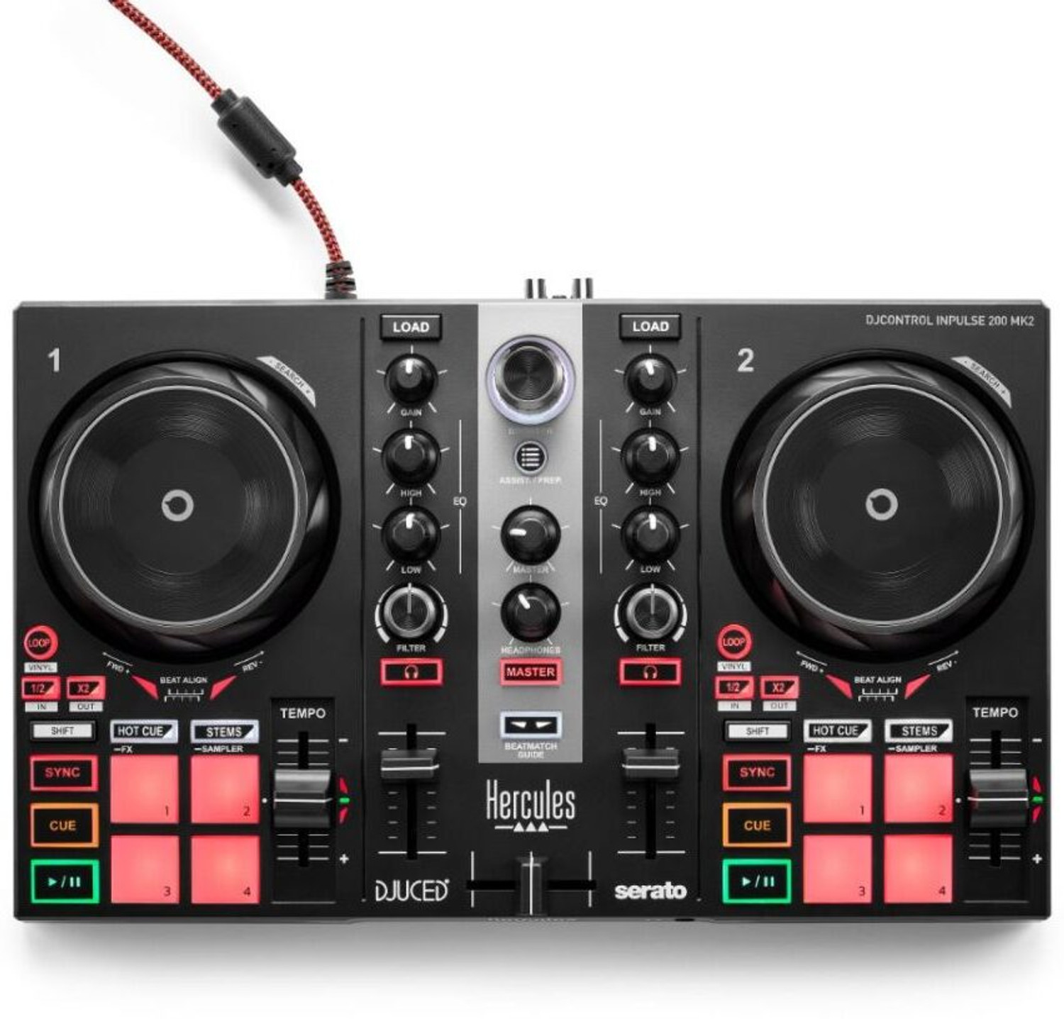 Image of HERCULES Dj Control Inpulse 200 Wired DJ Controller