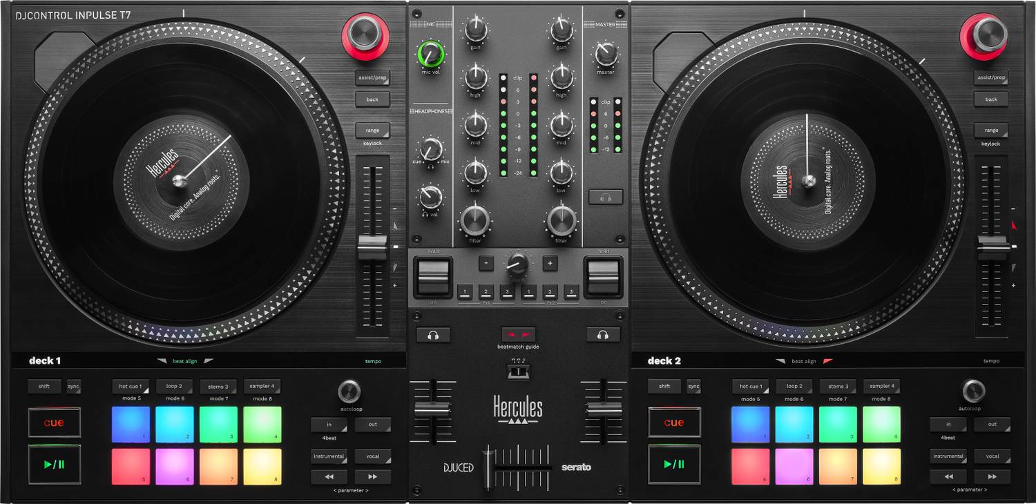 HERCULES DJControl Inpulse T7 Wired DJ Controller Price in India