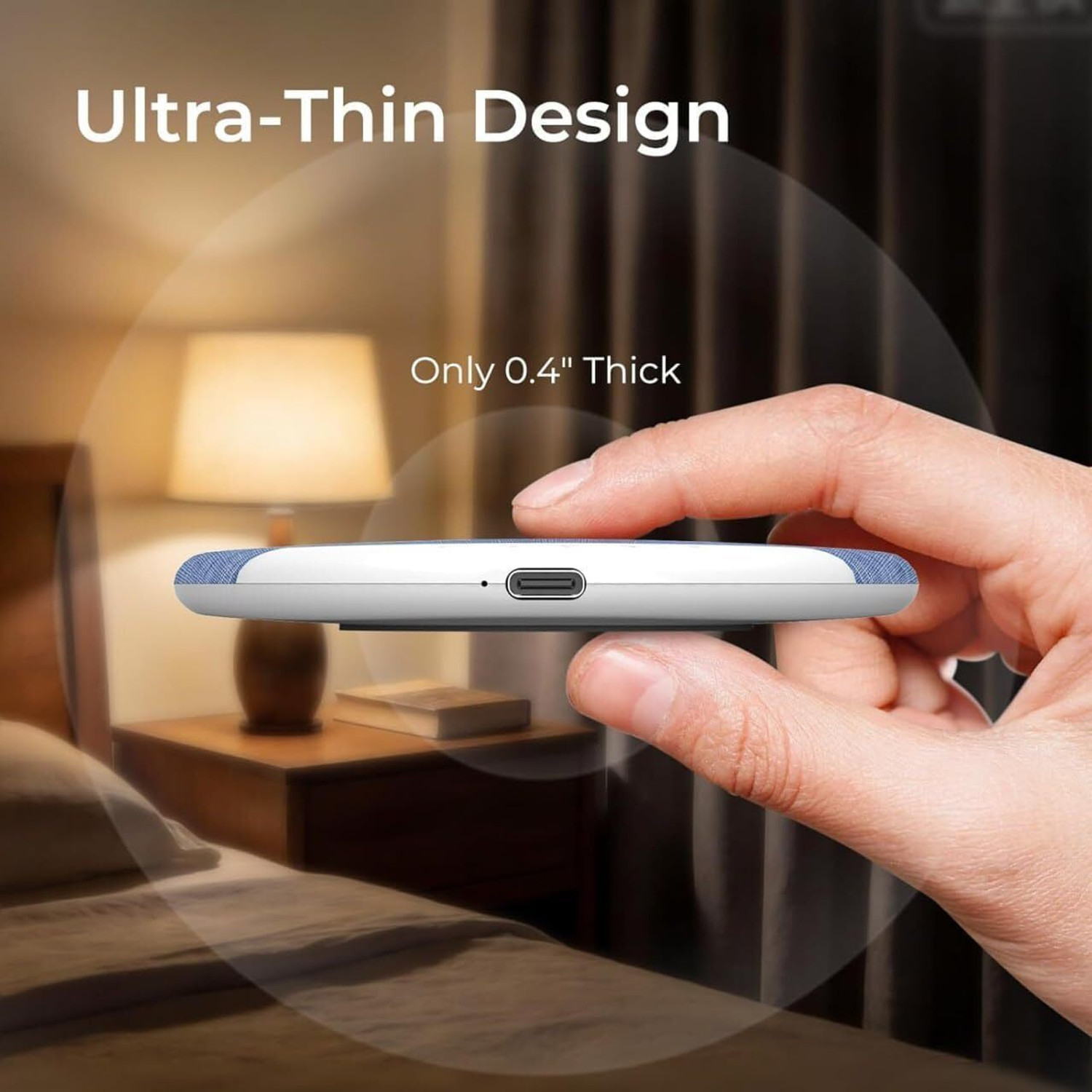 Image of NestFusion Bluetooth Pillow Speaker for Sleeping Wireless Ultra Dock