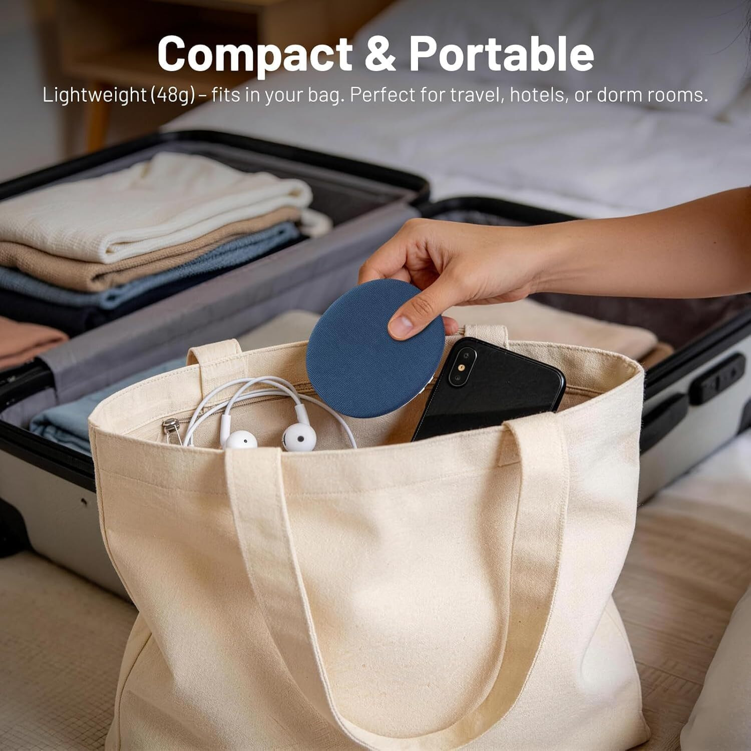 Image of NestFusion Bluetooth Pillow Speaker for Sleeping Wireless Ultra Dock