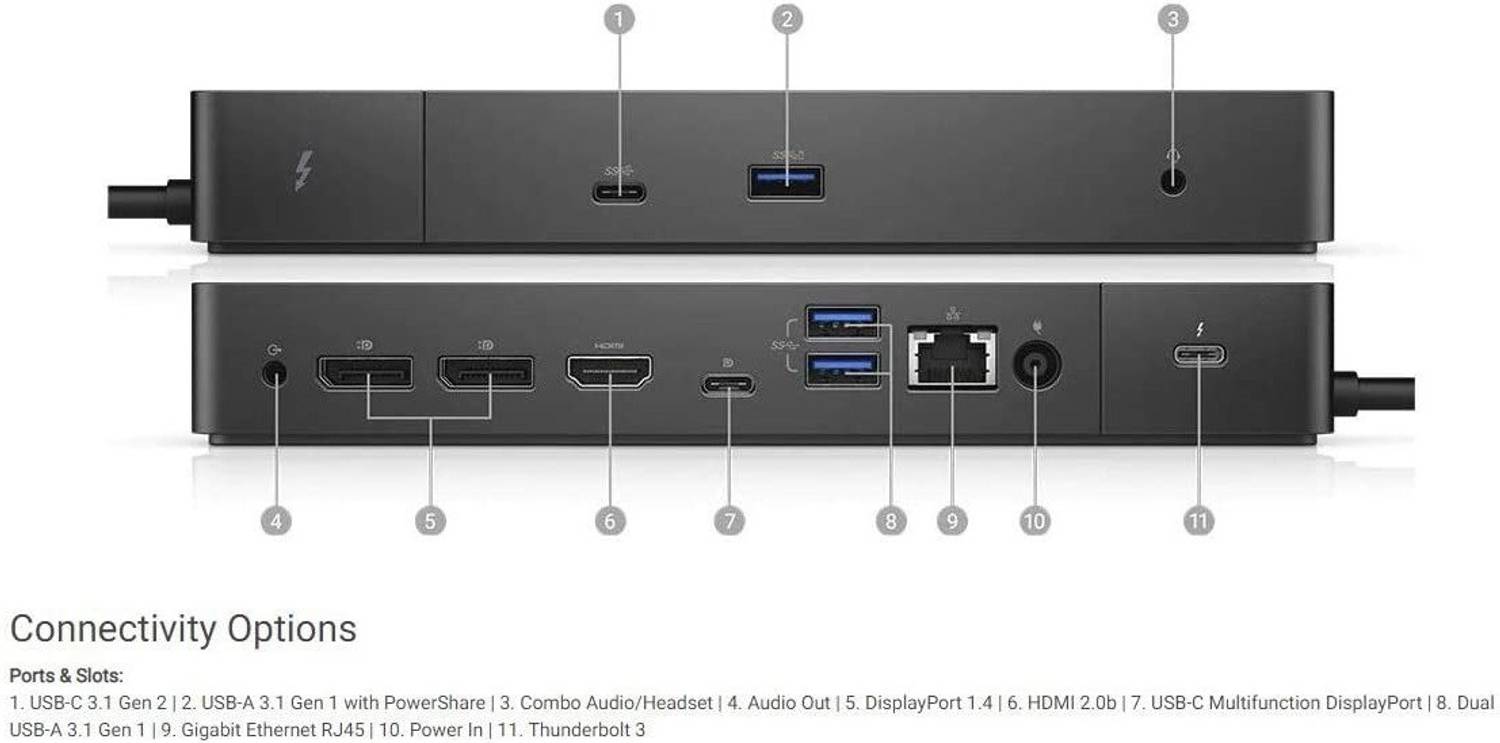 Dell Thunderbolt Dock - WD19TBS Docking Price in India - Buy Dell