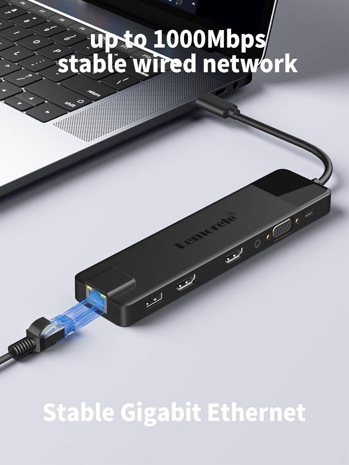 Lemorele 13 in 1 USB C Docking Station TC100 - Image 3