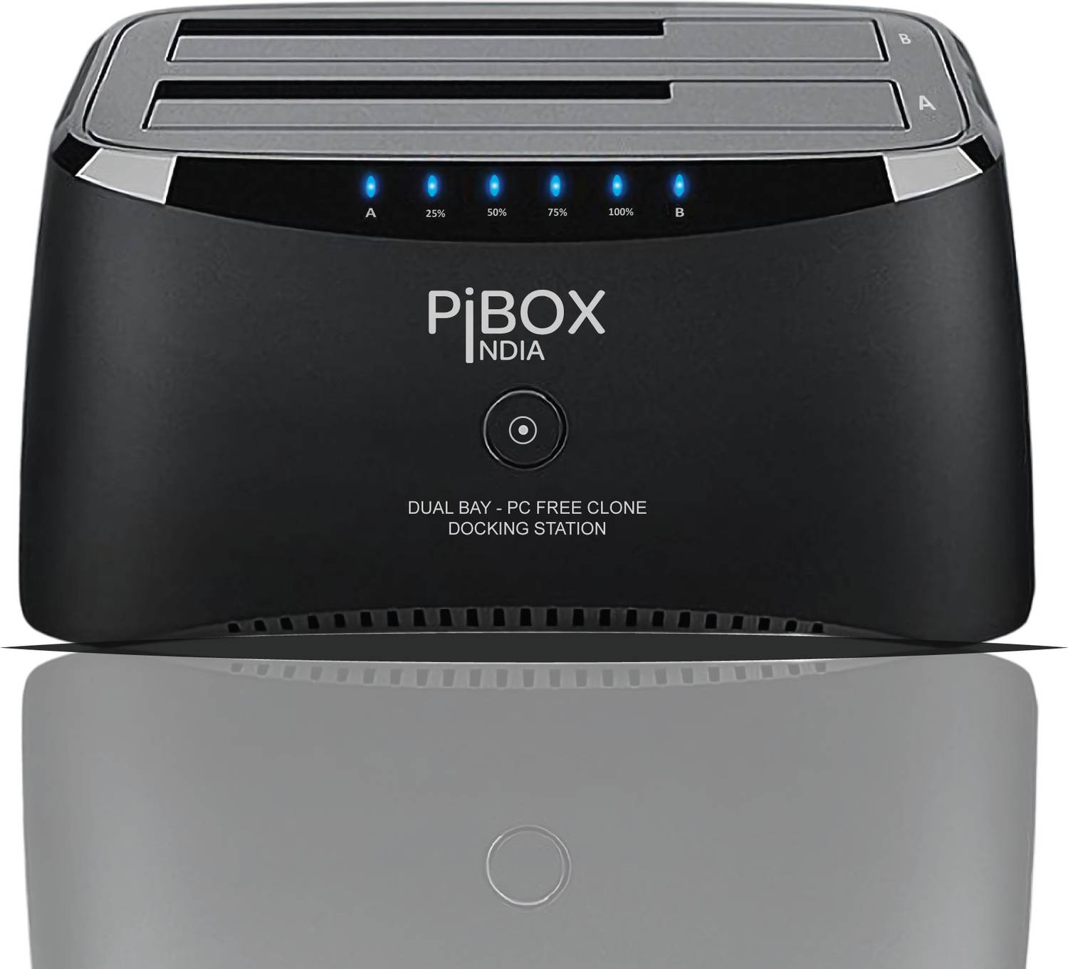 pibox india Dual Bay USB 3.0 to SATA I, II, III Hard Drive Dockin