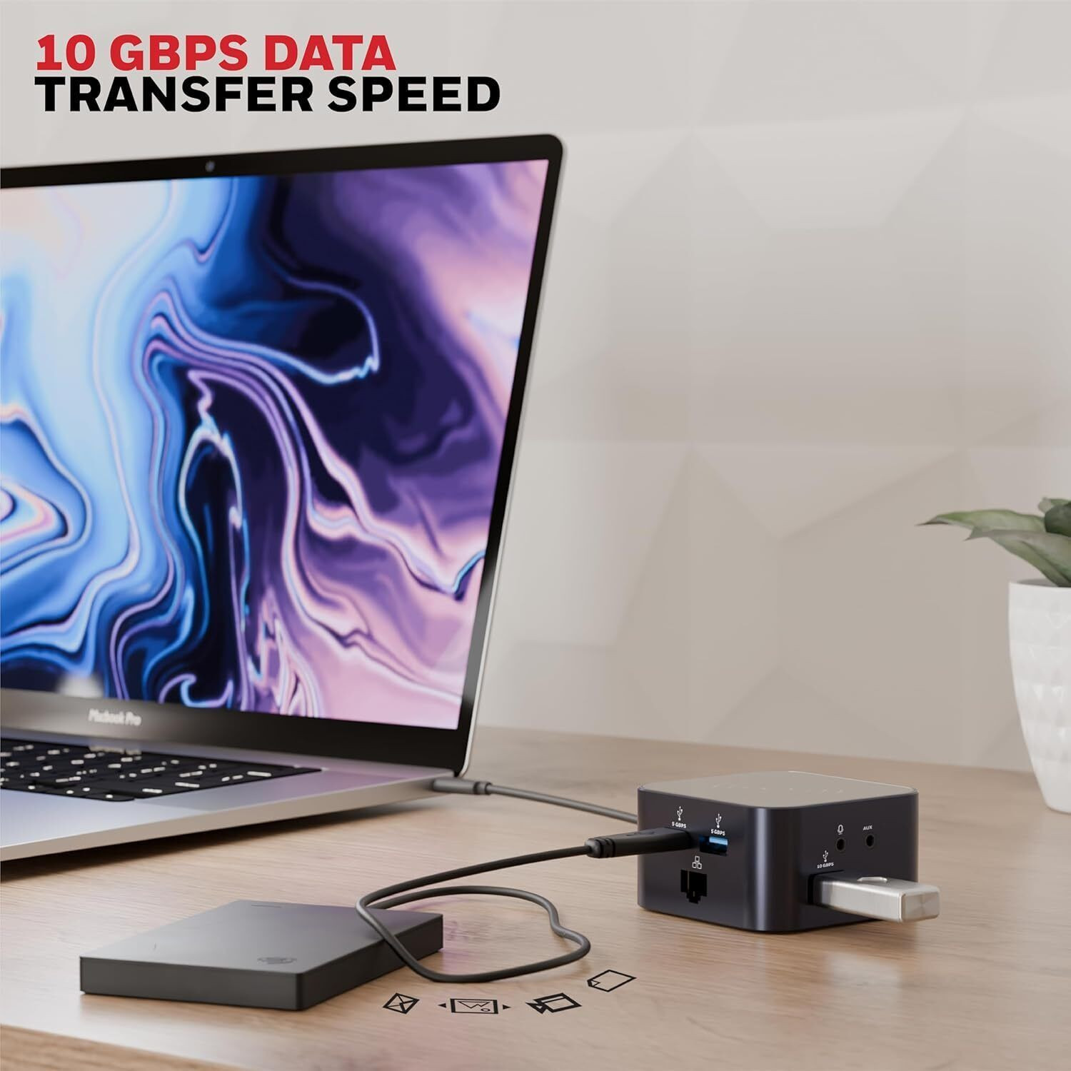 Image of Honeywell 12-in-1 Multi-Port USB-C Docking Station