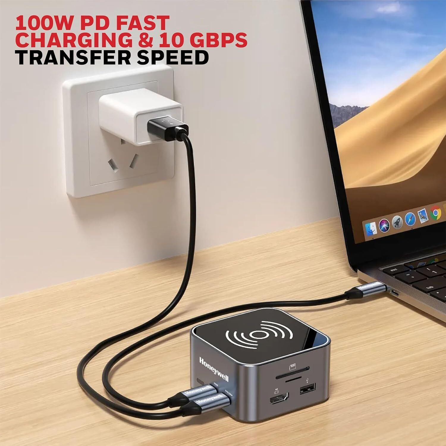 Image of Honeywell 12-in-1 Multi-Port USB-C Docking Station