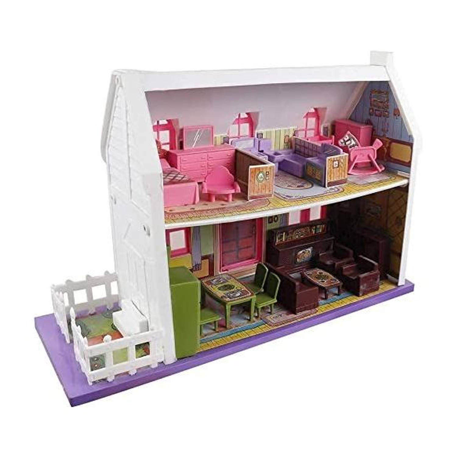 Anushka Toys 34 Pcs My Little Doll House Educational Toy Set Gifts for Kid's