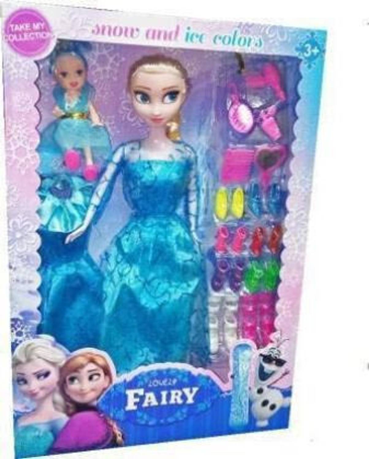 Set De Muñecas Frozen FUNFY 11 Pulgadas - Incluye 2 Muñecas Pequeñas Y Accesorios
