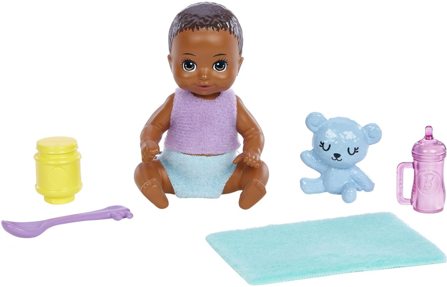 Image of BARBIE Dolls and Accessories, Skipper Doll (Two-Tone Hair) with Baby Figure