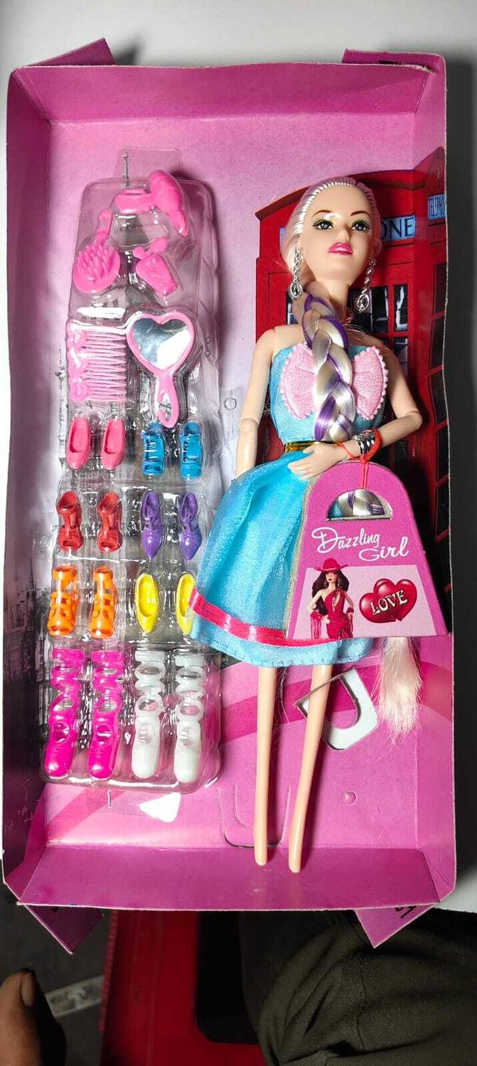ADR PLAYZONE Stylish Long Hair Set Doll and New Angel Doll Set for Kids