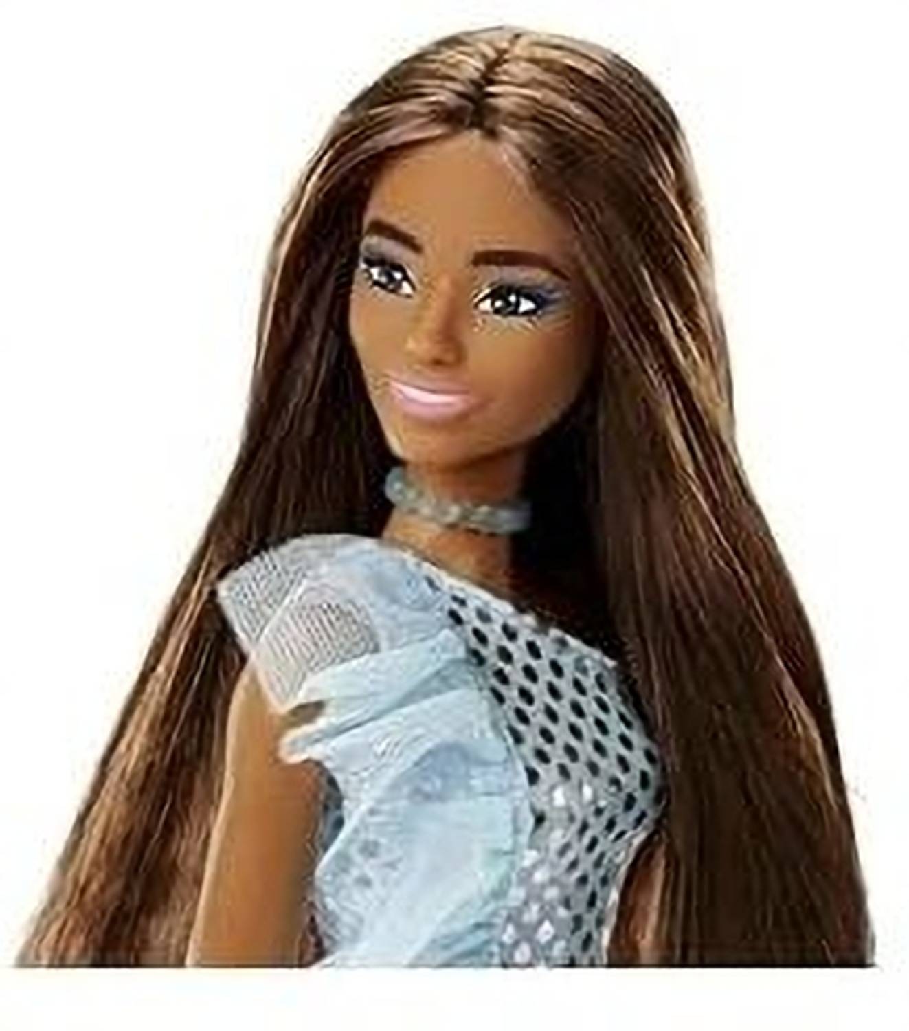 barbie long brown hair
