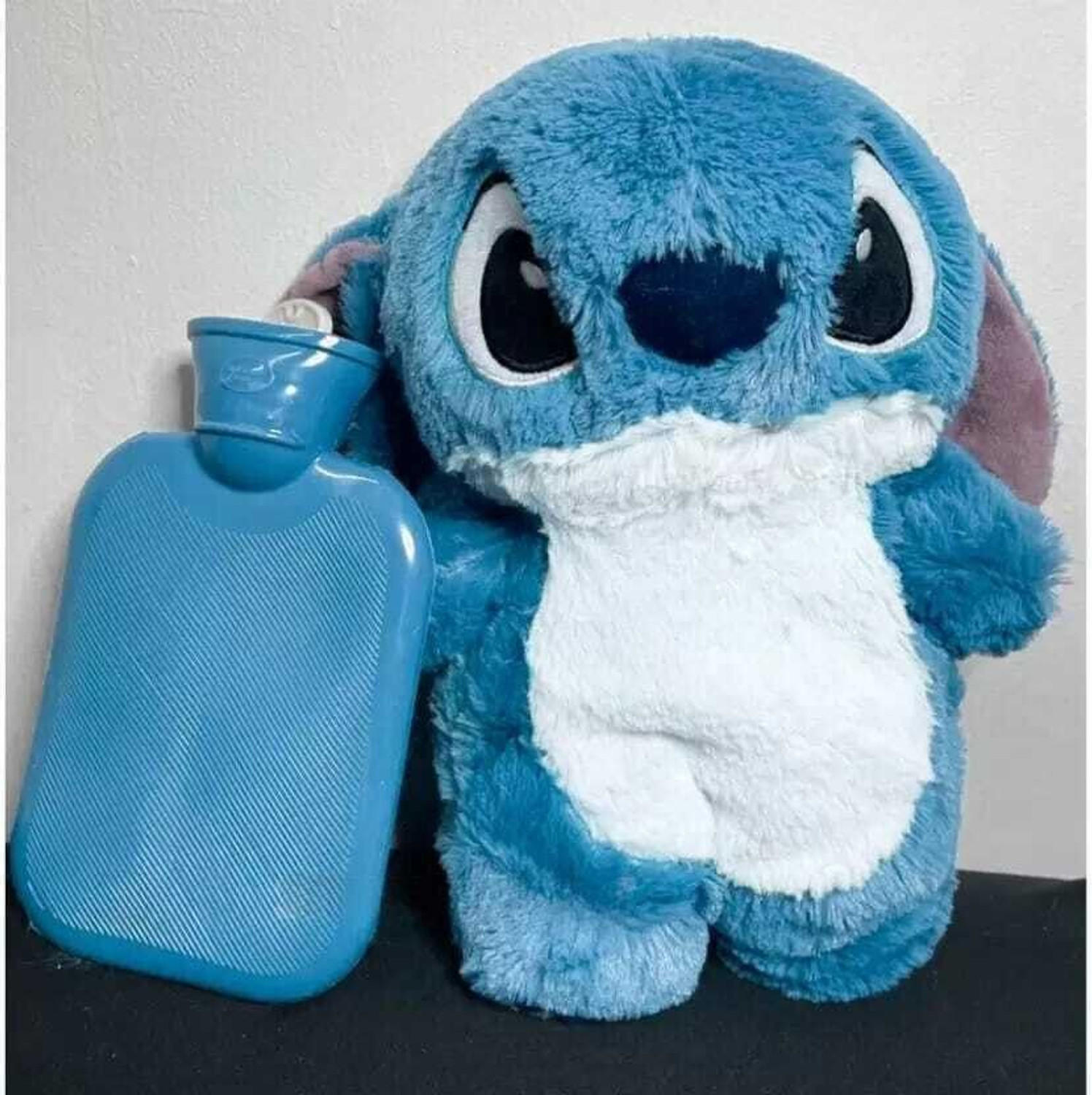 Image of snuglystuff New Cute Stitch Teddy Soft Hot Water Bag for Period Cramp Relief - 30 cm