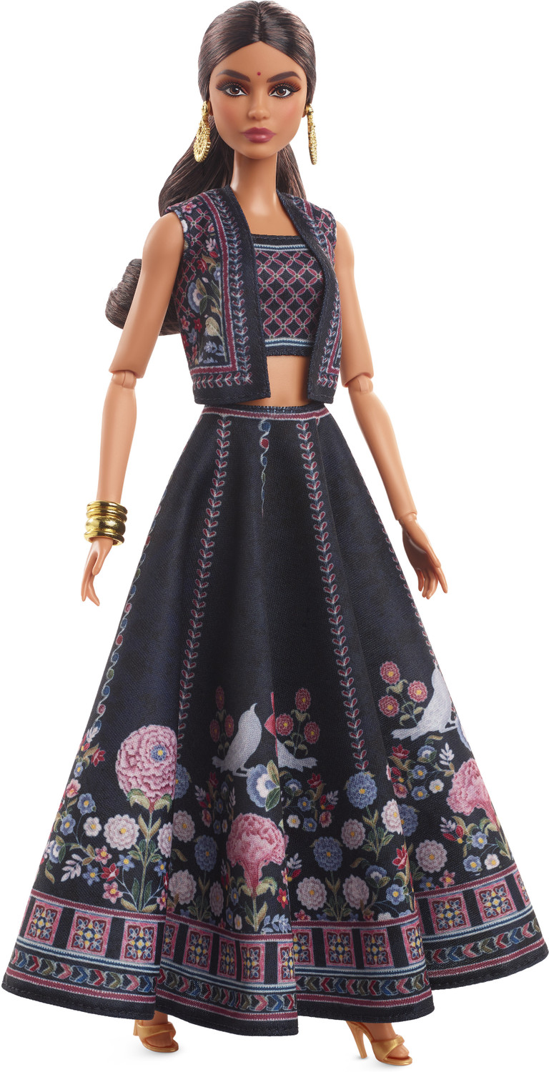 Image of BARBIE Diwali Doll in Finest Lehenga and Accessories from Anita Dongre