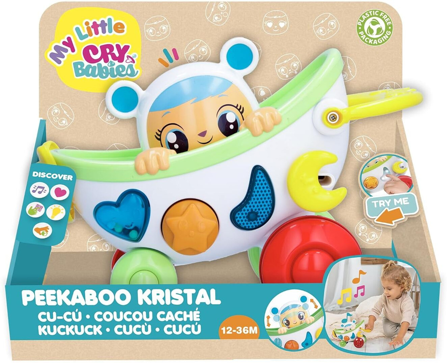 Image of IMC MY LITTLE Cry baby KRISTAL PEEKABOO ON WHEELS