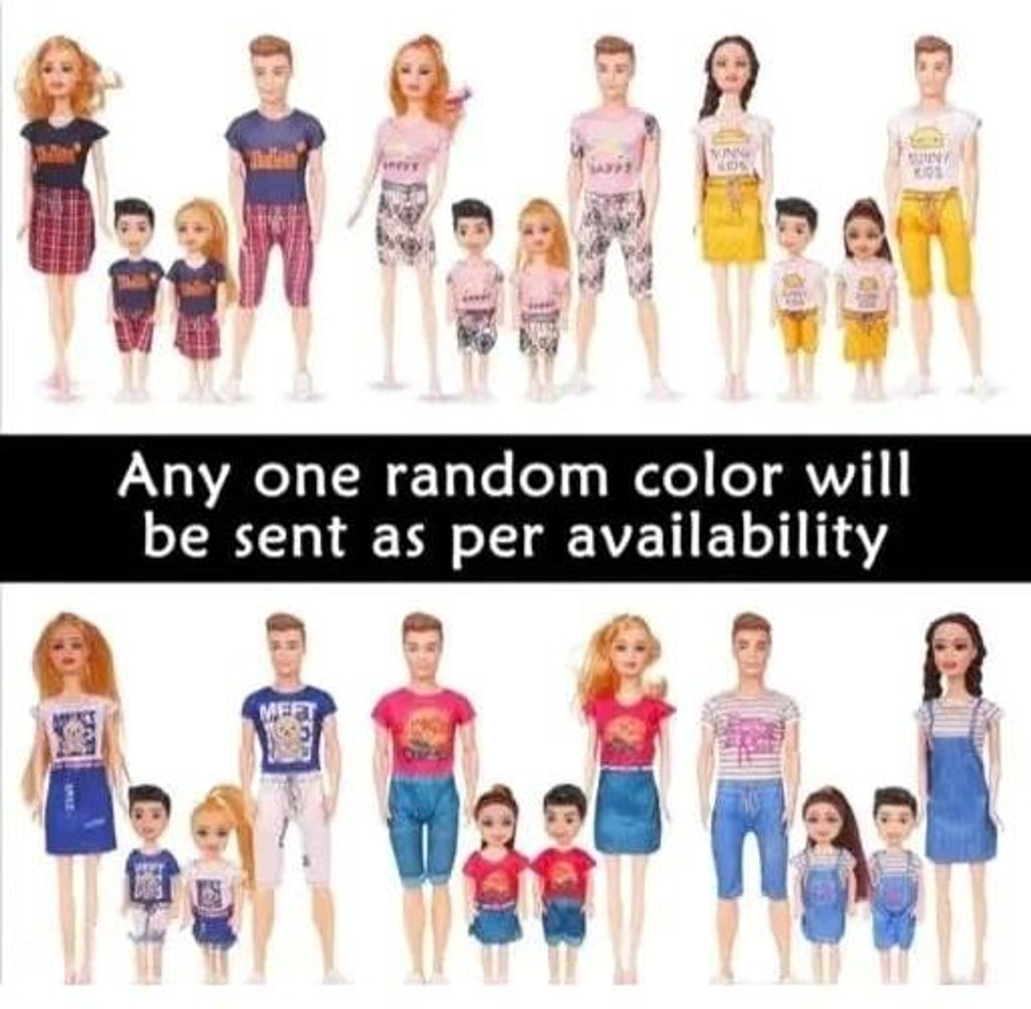 Image of Ladli Premium Family Dolls Set | Fashion Dress Change Dolls for Girls Birthday Gift