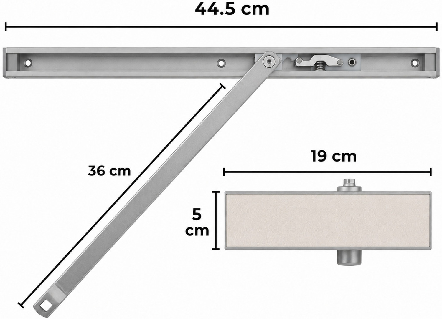 Image of Kanagu Surface Mounted Door Closer