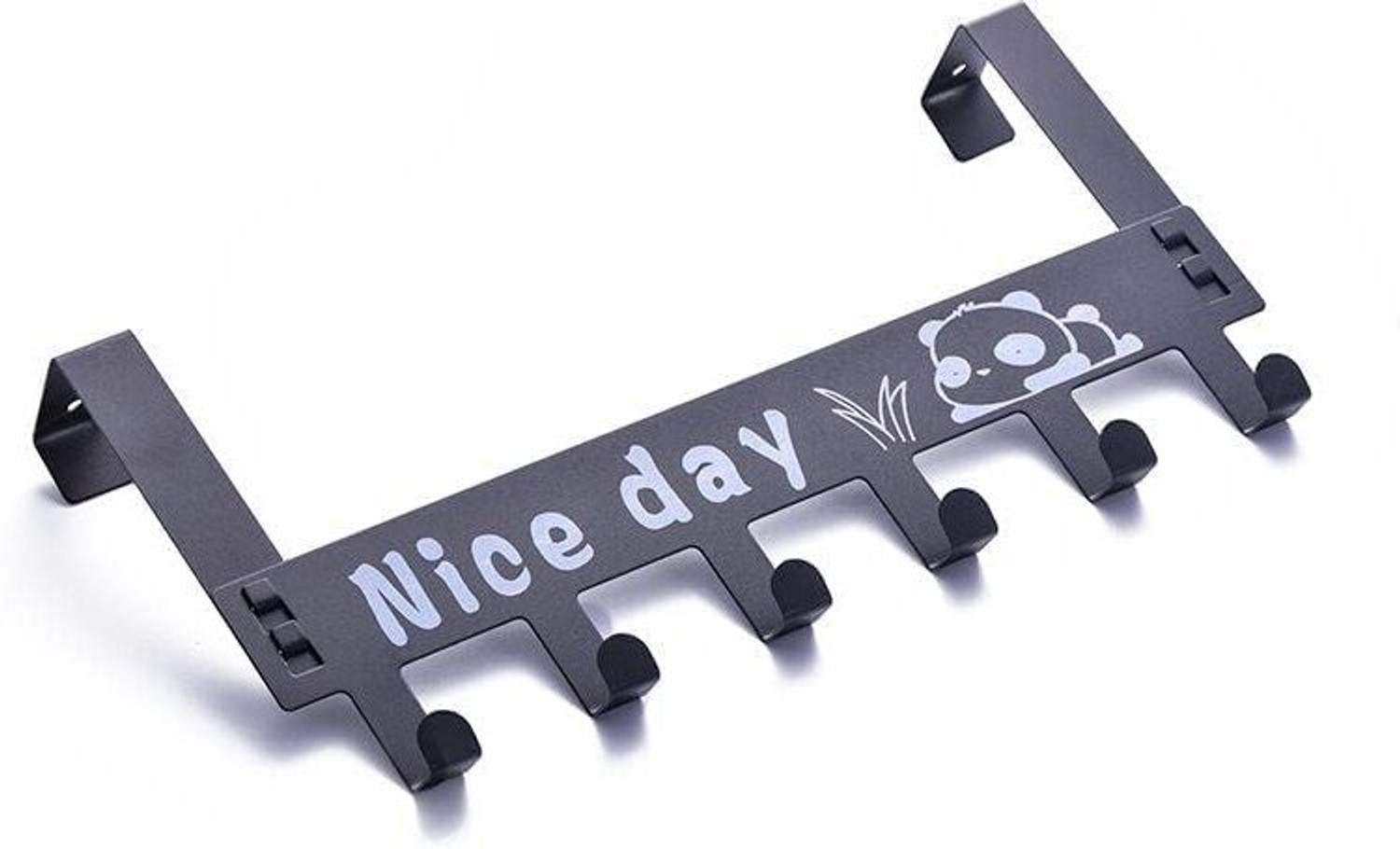 Image of KRYZVO Heavy duty over door hook hanger hanging for clothes scarf coat towel drill free Hook 6
