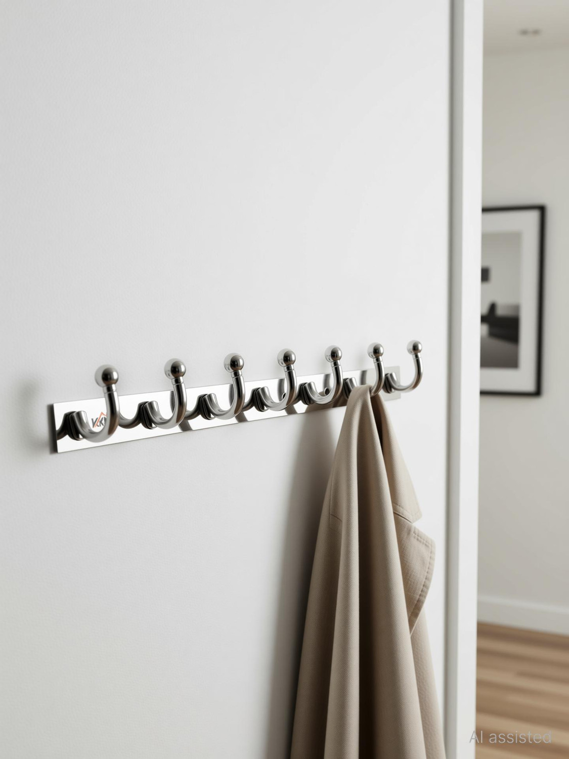 Image of KKN PLUS Stainless Steel SC-Premium Dual Edge -8 PIN Cloth Hanger Door Hanger Door Hanger