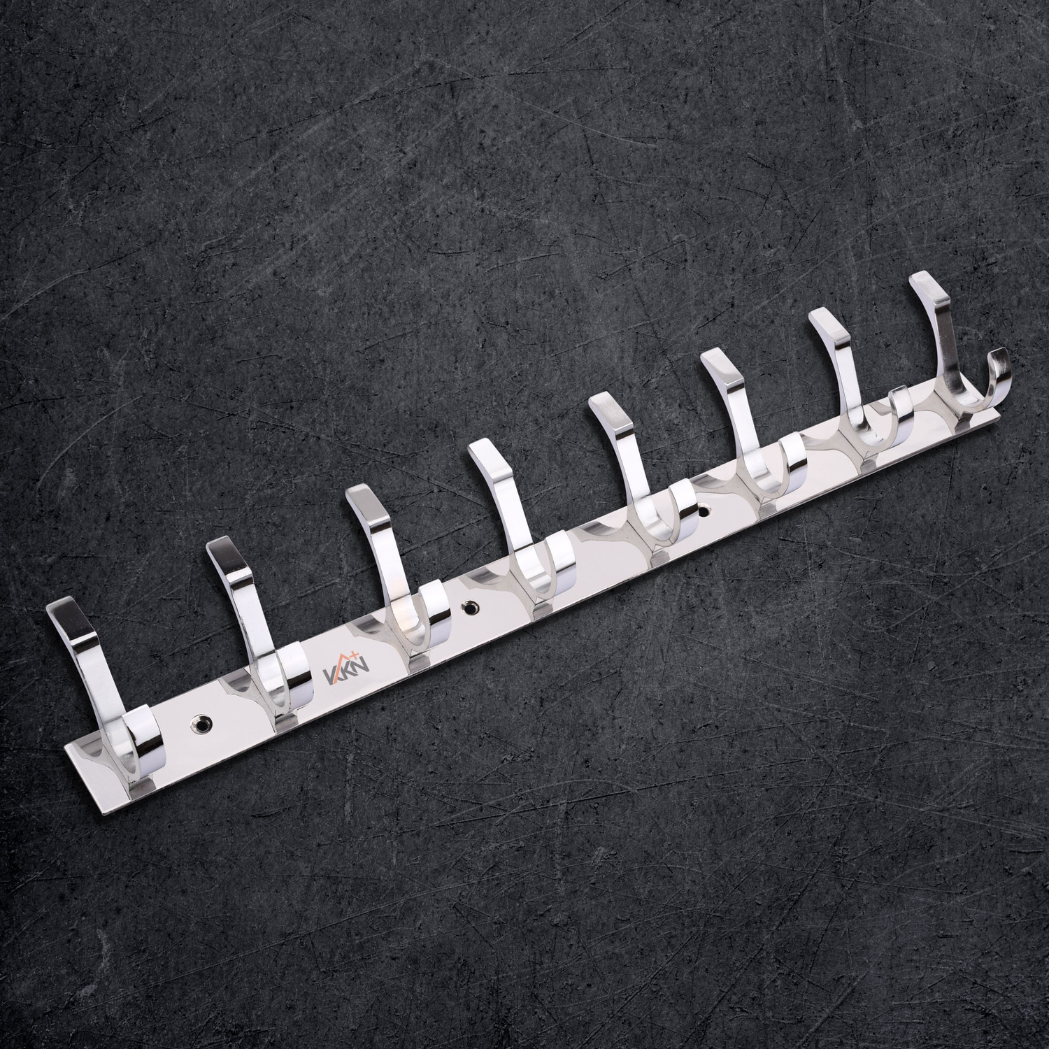 Image of KKN PLUS Stainless Steel Premium Dual Edge -8 PIN Cloth Hanger / Wall Hook / Door Hanger
