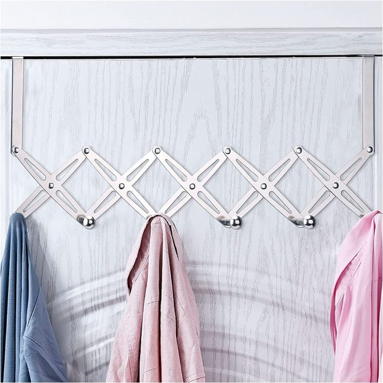 Image of janmesh Door Hangers for Clothes, Adjustable Door Hanger