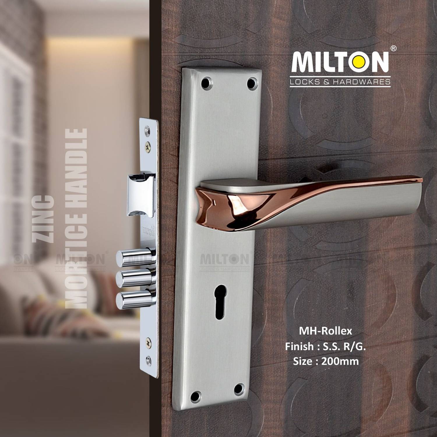 MILTON Stainless Steel Handlesets - Image 1