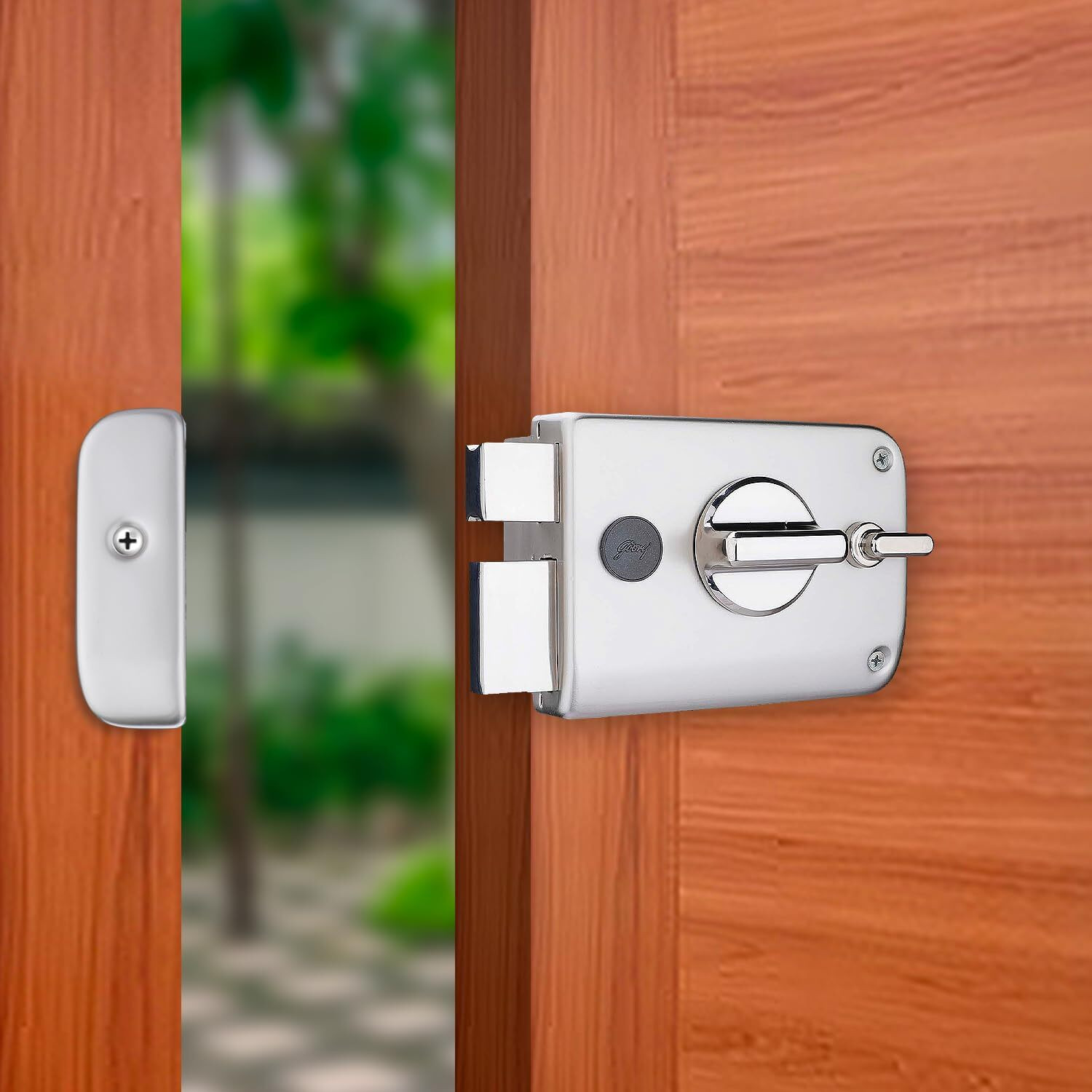 Image of Godrej Steel Glossy Deadbolts