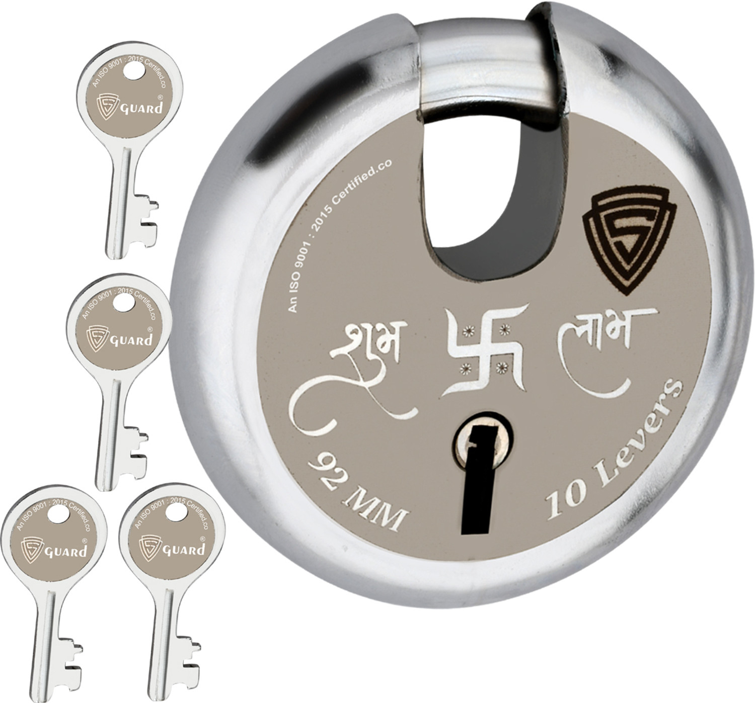 Image of S-Guard Iron Glossy Deadbolts