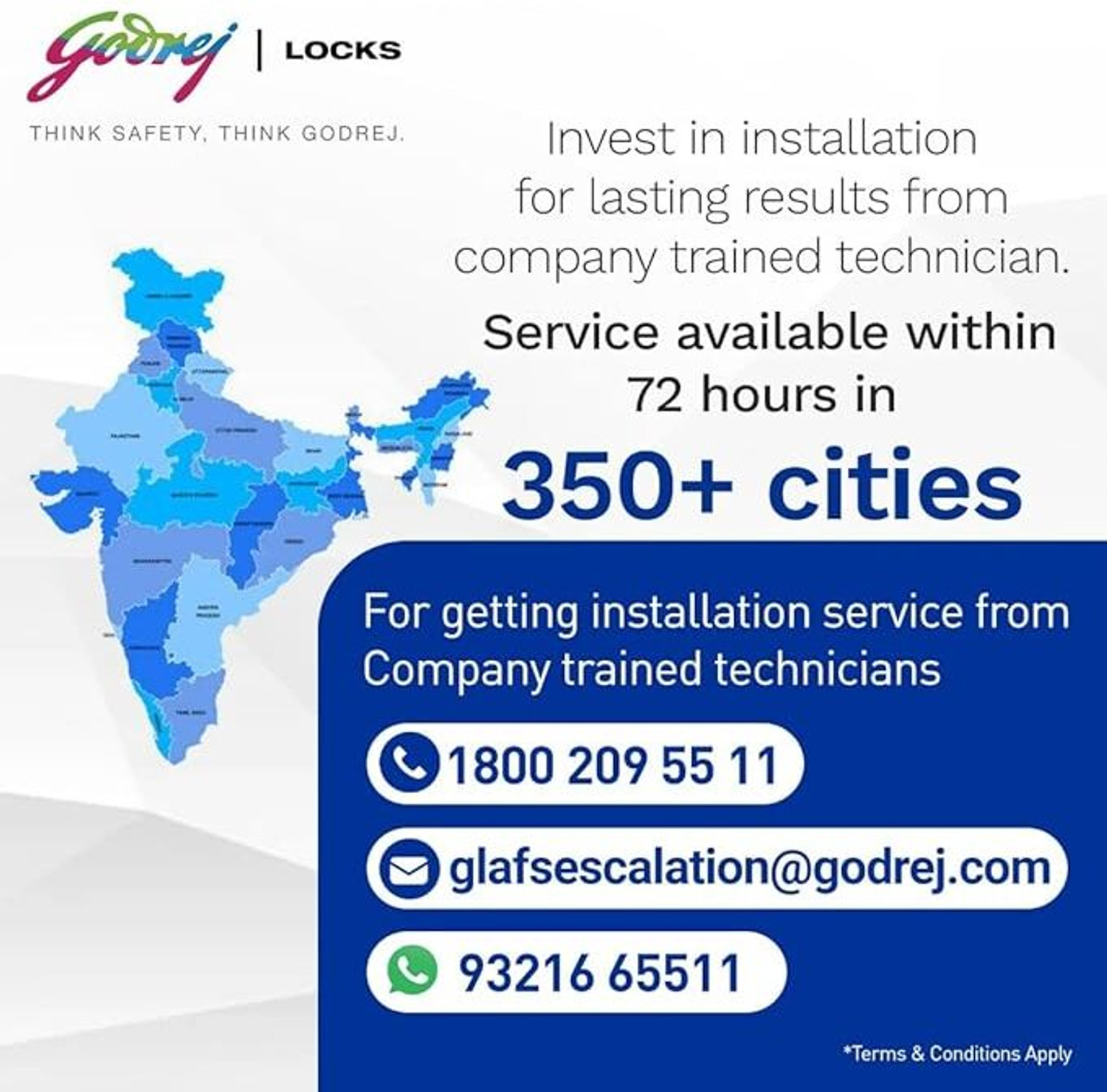 Image of Godrej Locks Steel Matte Handlesets
