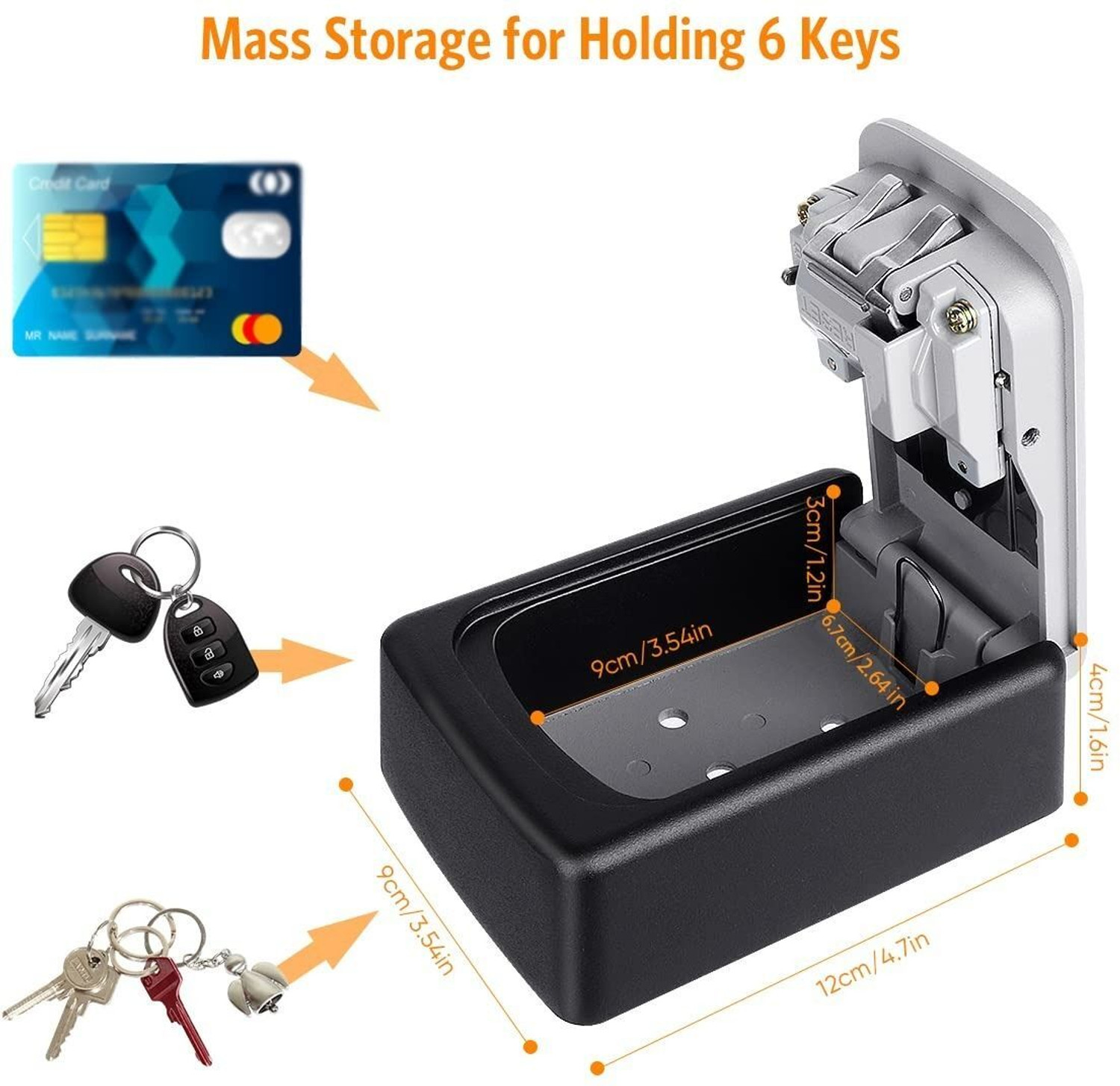 Image of Baikalcart Iron Metallic Smart Lock