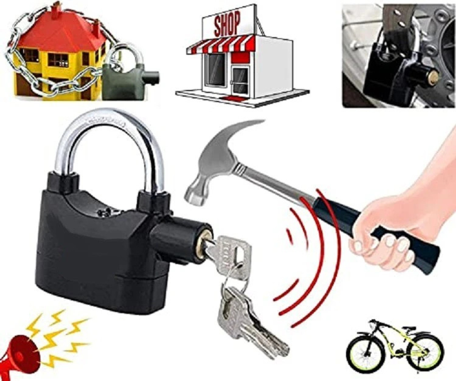 Image of GAZE Zinc Alloy Matte Smart Lock