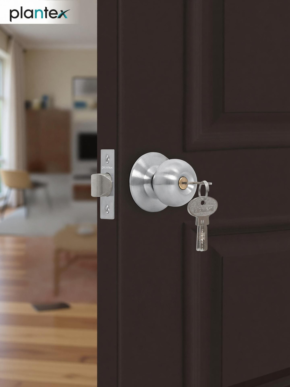 Image of Plantex Stainless Steel Matte Door knobs