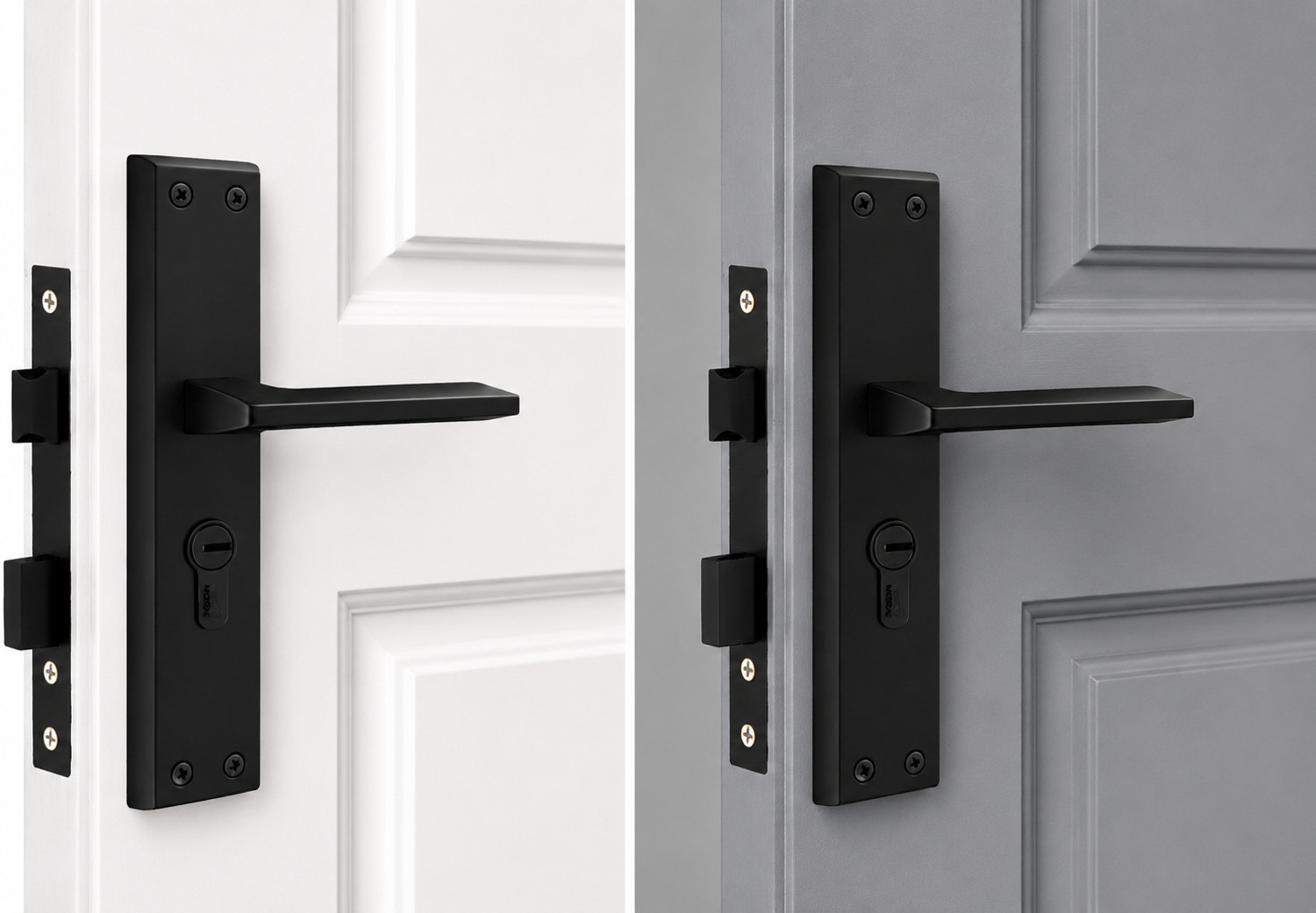 Image of DOOR TOUCH Steel, Brass Matte Handlesets