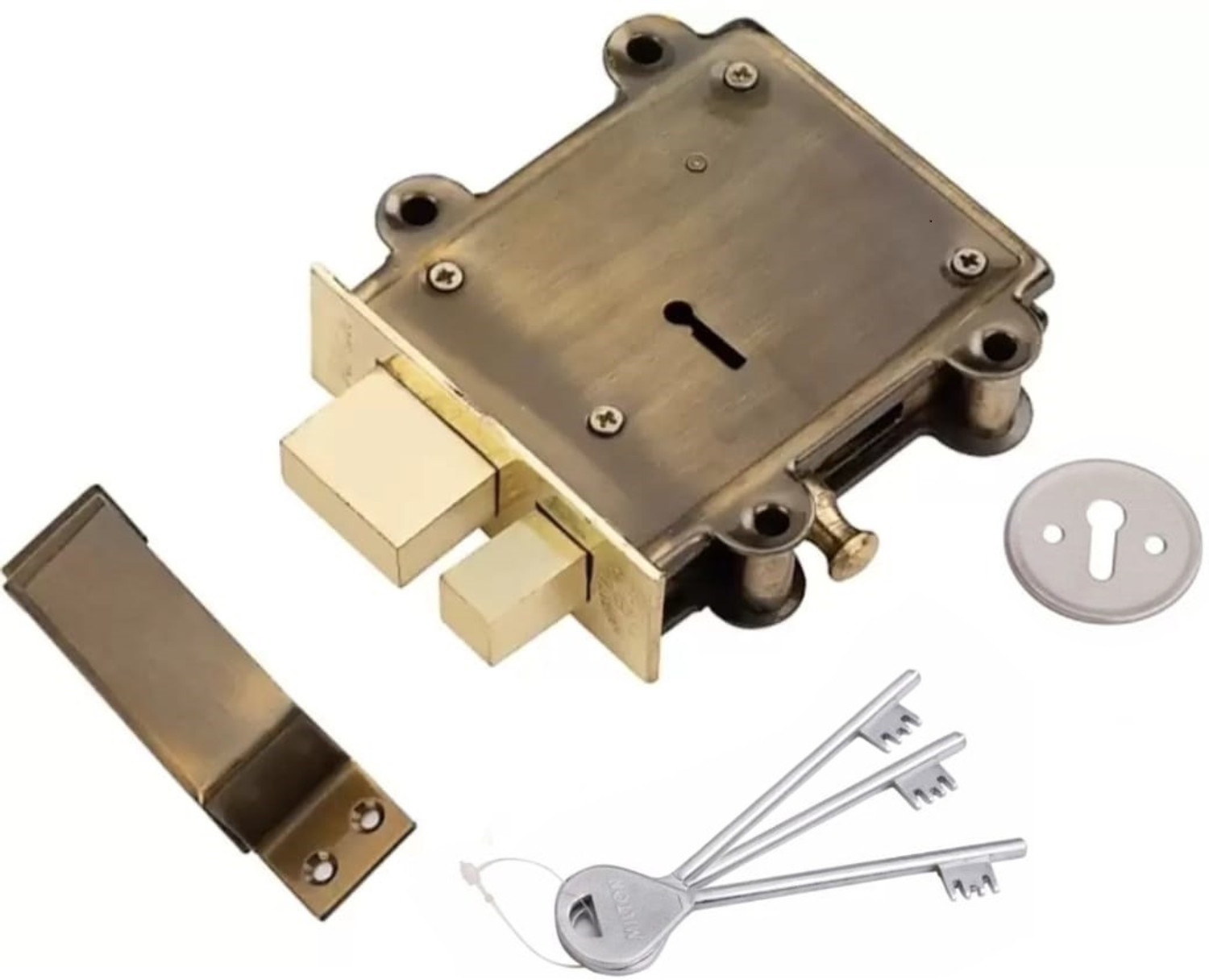 Image of MILTON Iron Matte Deadbolts