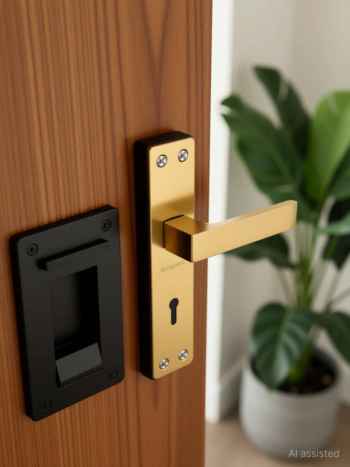 AMPEX Stainless Steel, Brass, Iron Glossy Door knobs