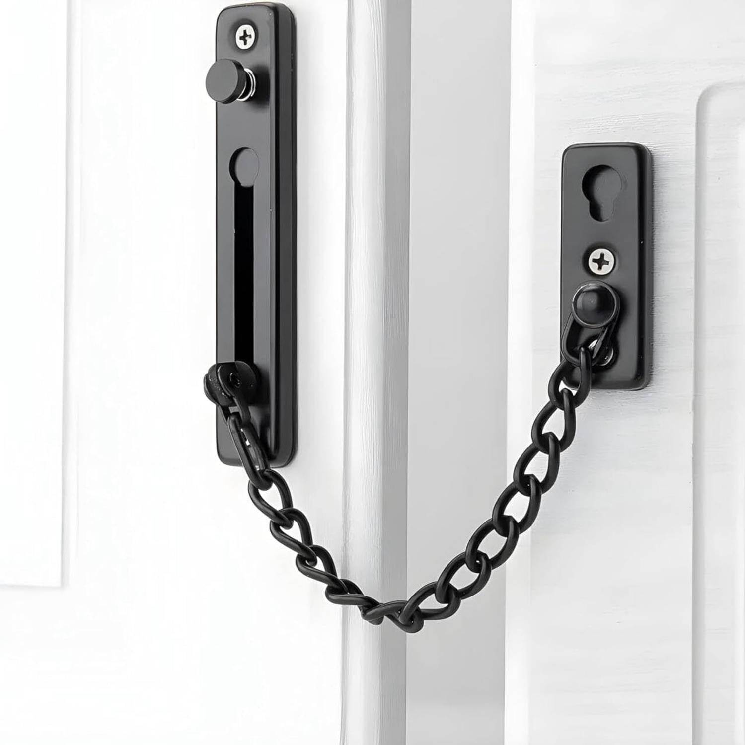 COINCE Steel Metallic Door Levers Black - Image 1