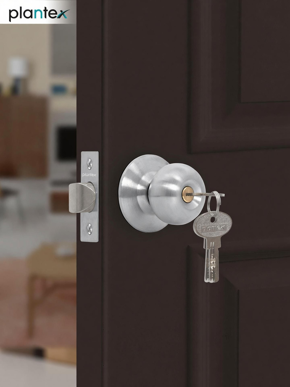 Image of Plantex Stainless Steel Matte Door knobs