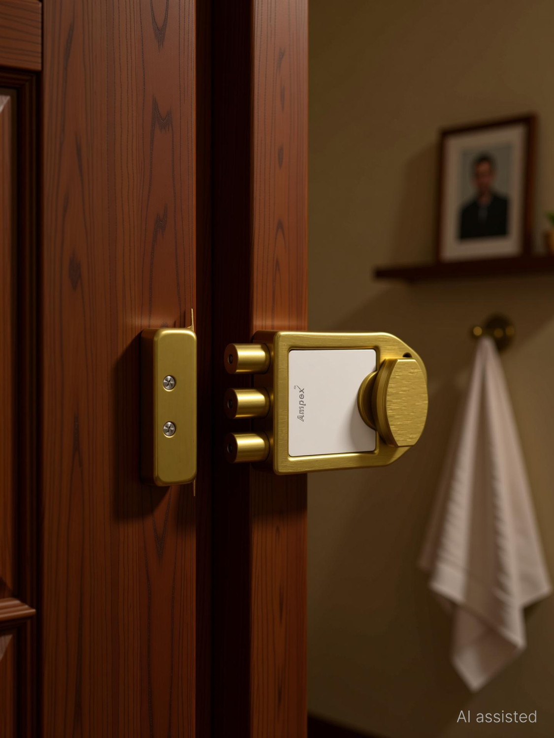 Image of AMPEX Brass, Iron, Steel Glossy Deadbolts