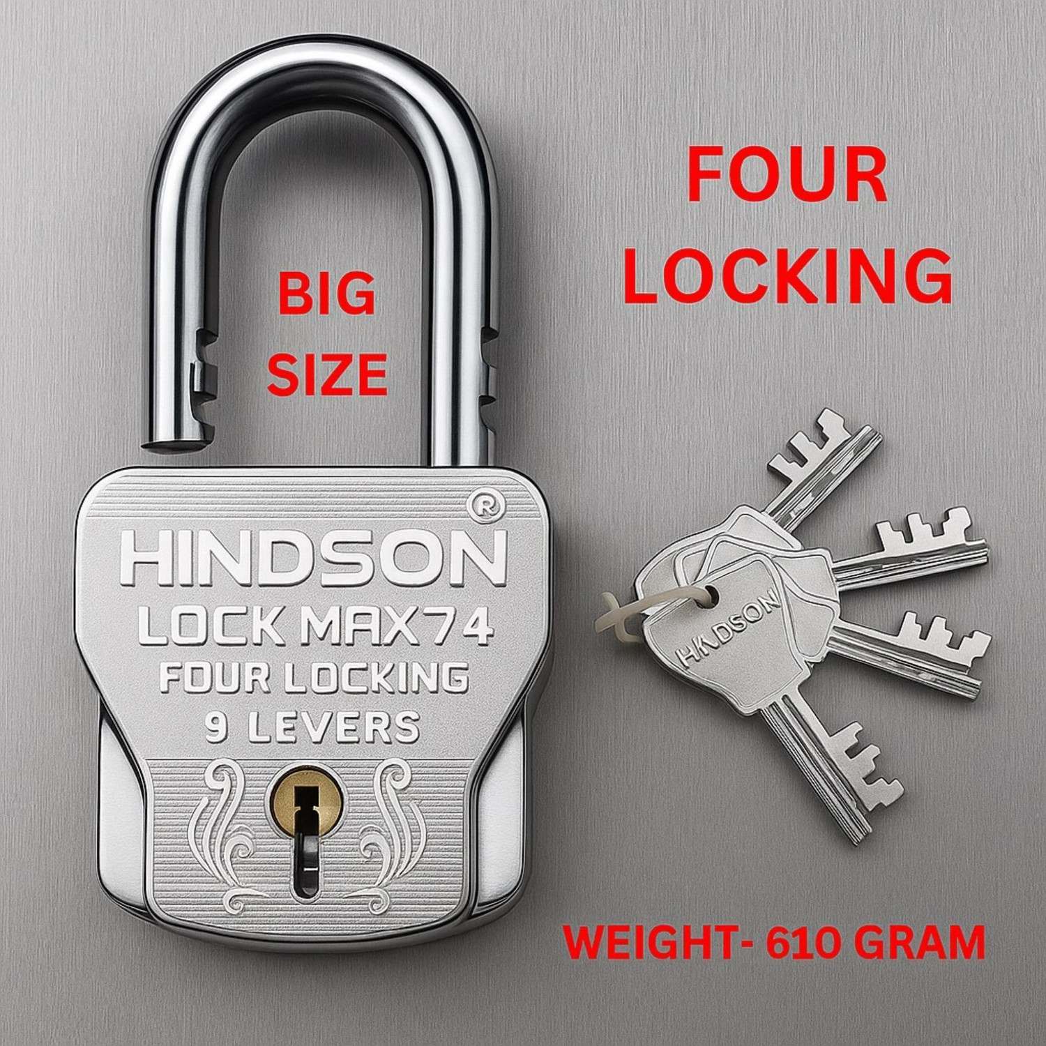 Image of HINDSON Iron Glossy Door levers