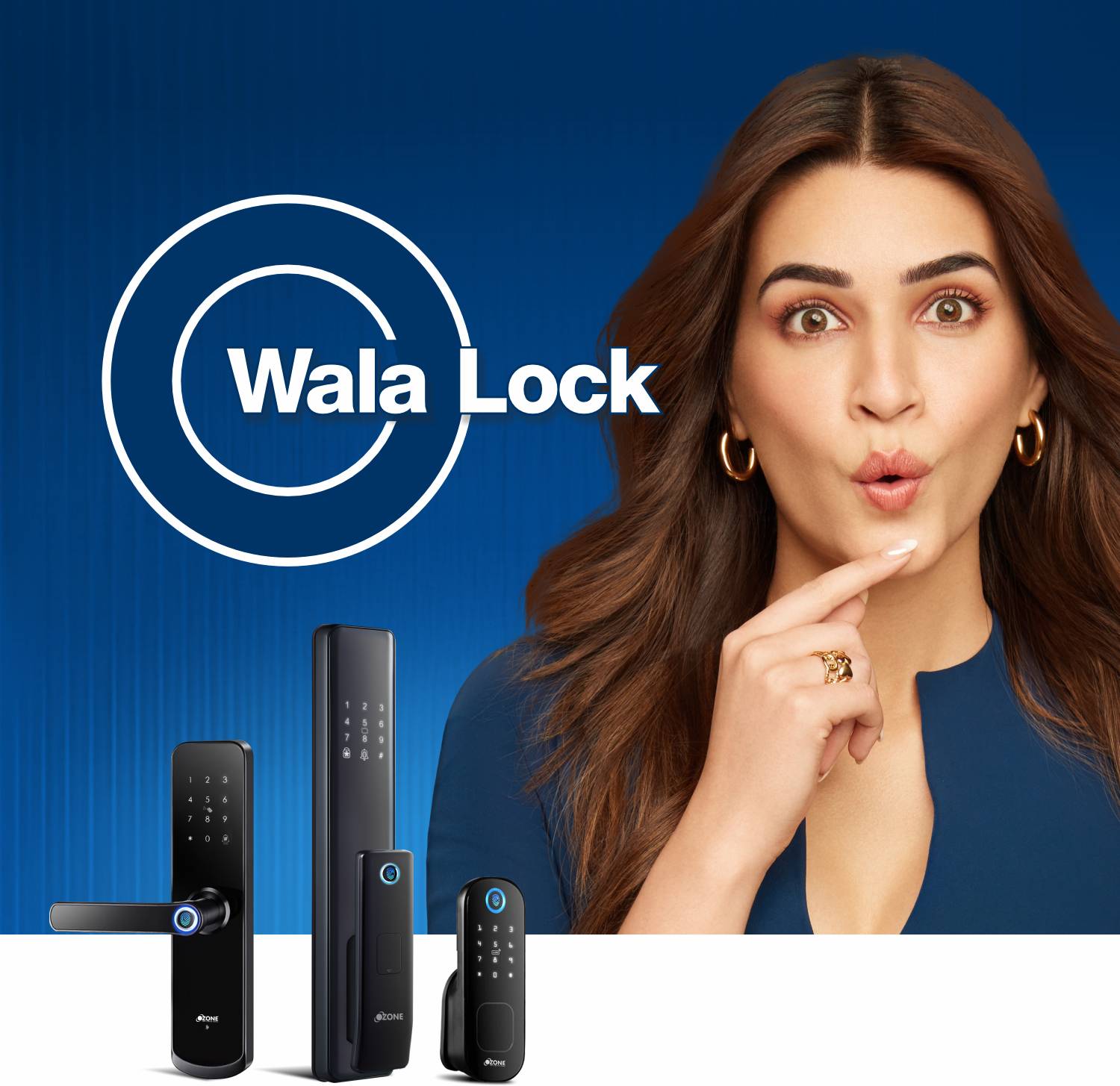 OZONE Morphy Lite | 4 in 1 Access Way to Unlock Smart Door Lock
