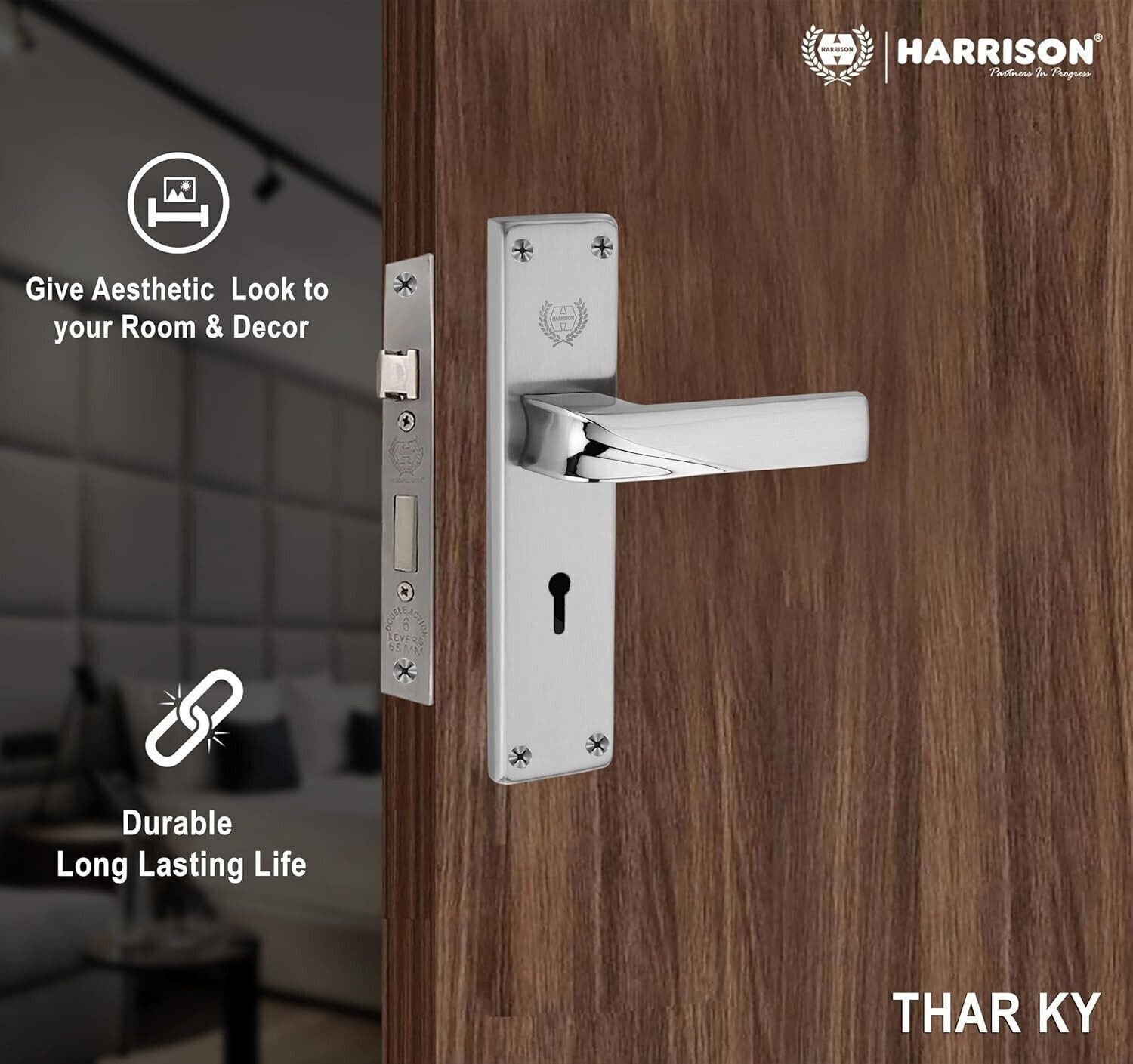 Image of HARRISON Stainless Steel Chrome Handlesets