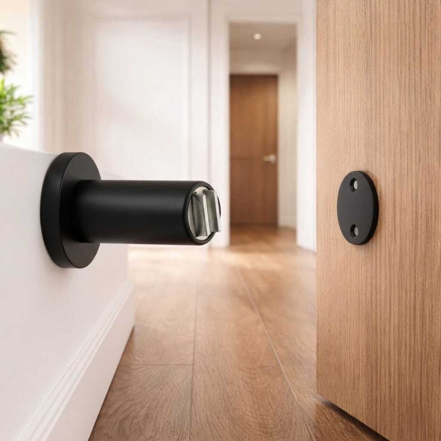 Image of LOXZEN Premium Magnetic Catch Wall Mounted Door Stopper
