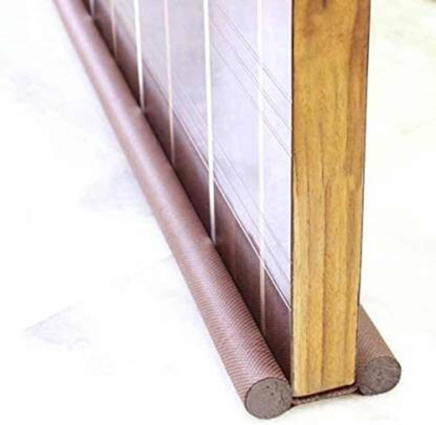 Image of SJY &Door Guard Gap Filler for Door Bottom Seal Strip - Sound-Proof, Reduce Noise, Energy Saving Door Stopper for Reduce Door Dust, Insects Protector (36 inch) pack of 1 Durable Floor Mounted Door Sealing Strip Guard 42inch (pack of 1) Door Mounted Door Stopper