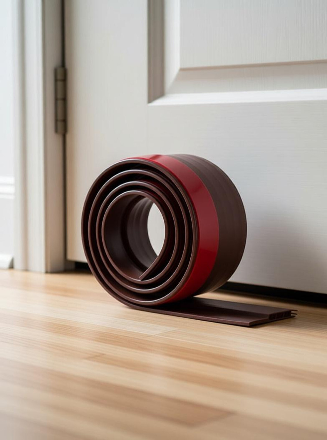 Image of TORIVO Adjustable silicone door sweep tape Self-Adhesive Window /Door Tape for Seal, Cockroach Insect Bugs Stopper 1 Meter Floor Mounted Door Stopper