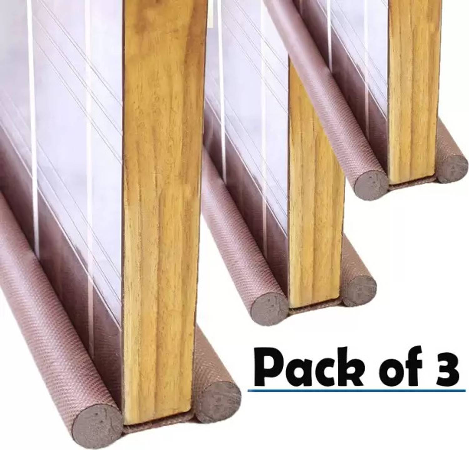 truecart care Door Bottom Sealing Strip pack of 03 guard for home Door Bottom Sealing Strip pack of 03 guard for home Door Mounted Door Stopper