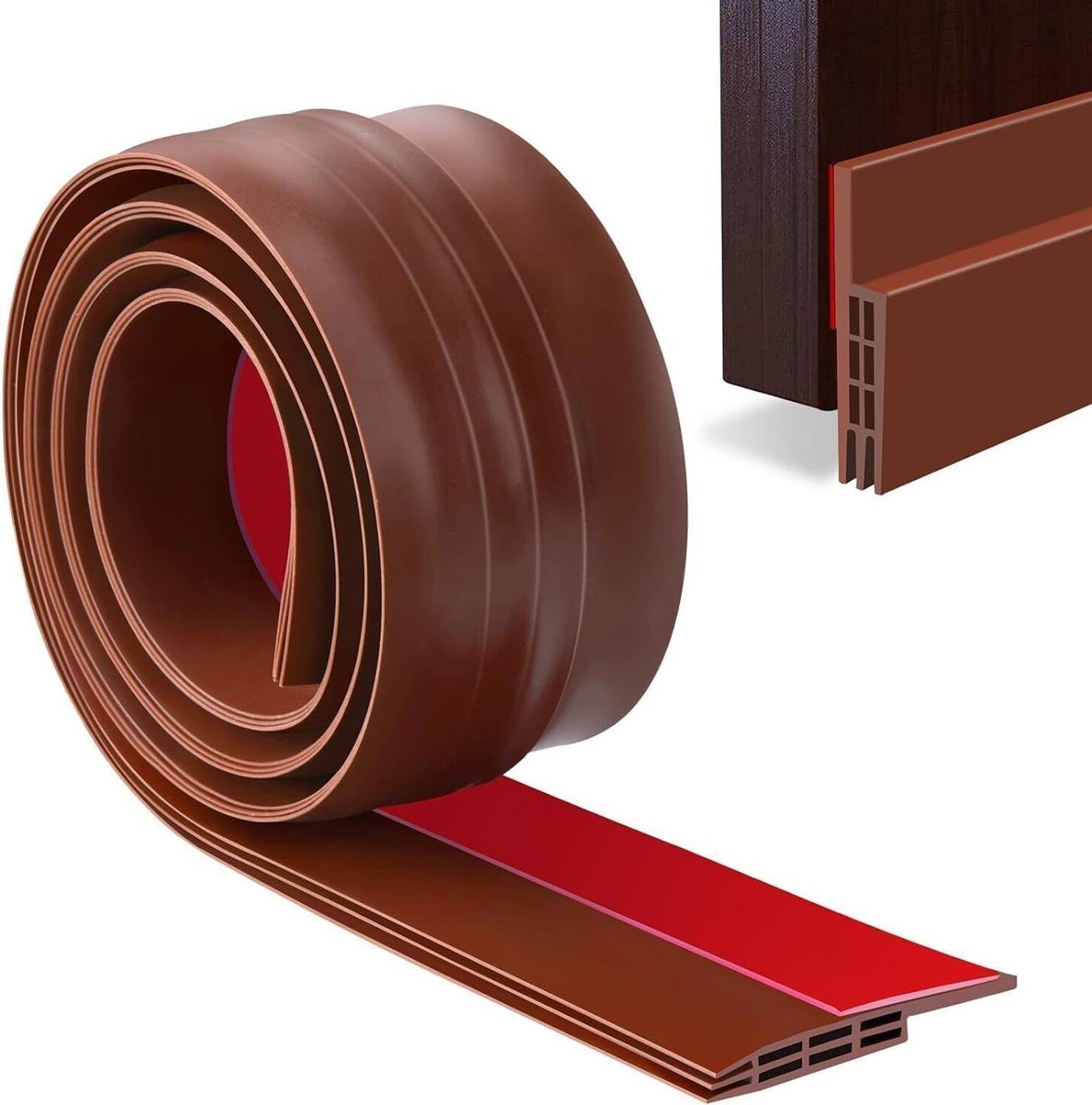 Amirate silicone door gap filler sealing strip Protector from Cockroach, Insect, Bugs, Air & Dust Door Mounted Door Stopper