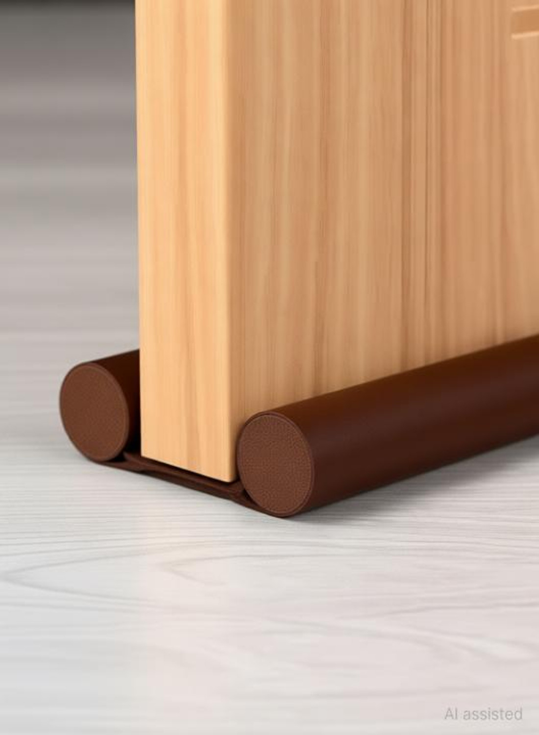 Image of Santram Enterprises Door Stoppers | Seal | Closers |Bottom| (Pack of 6, 39 INCH) Durable Floor Mounted Door Sealing Strip Guard Floor Mounted Door Stopper