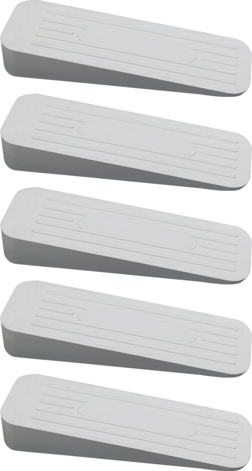 ALP overseas Non Slip Rubber White Door Stoppers for Home, Office, Kitchen & Class(Pack of 5) White, EPDM Rubber Door Stopper Door Mounted Door Stopper